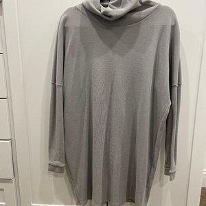 Knit Grey Sweater Dress